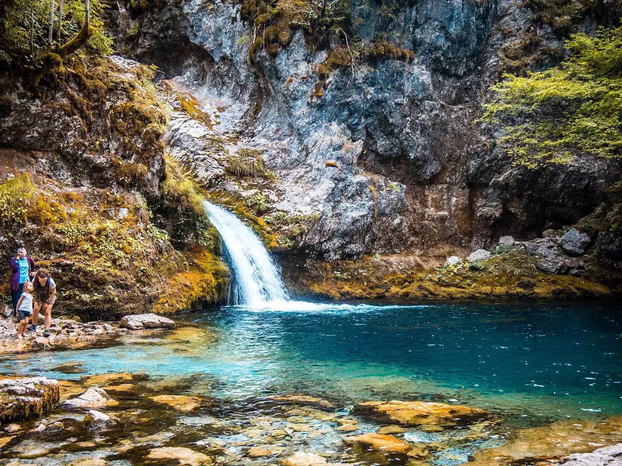 Blue Eye Theth Pool in the Albanian Alps