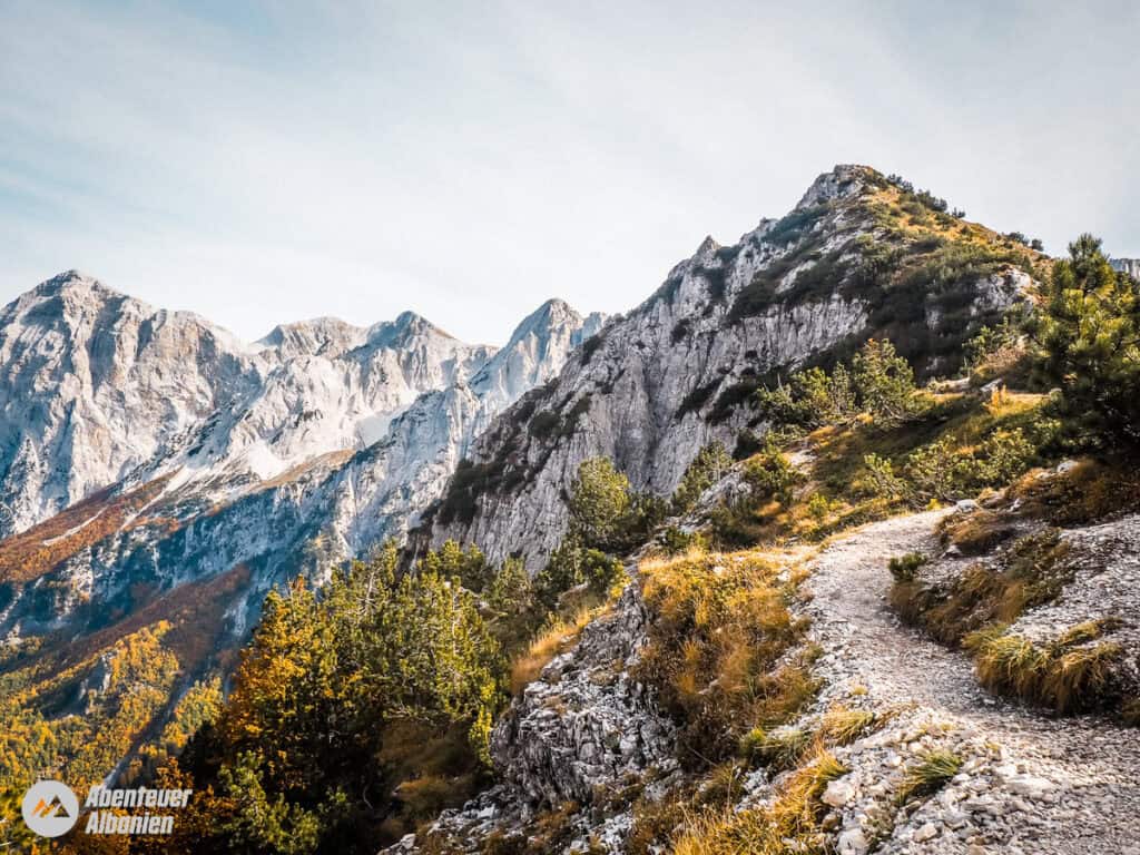 Sentiero delle cime dei Balcani tappa 1 Passo di Valbona